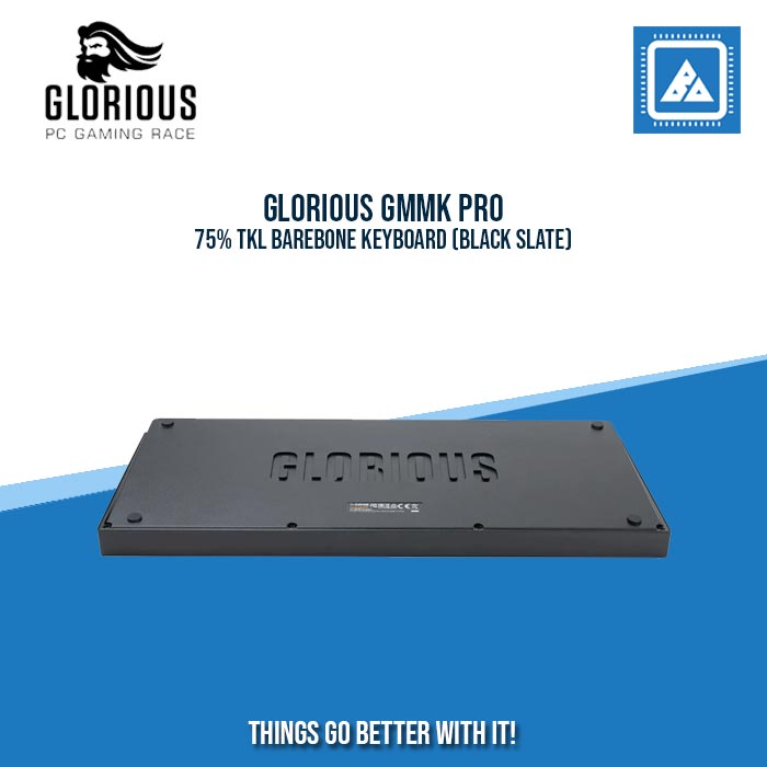 GLORIOUS GMMK PRO 75% TKL BAREBONE KEYBOARD (BLACK SLATE) GLORIOUS GMMK PRO 75% TKL BAREBONE KEYBOARD (BLACK SLATE)